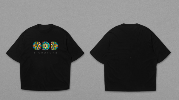 ODD Signature Artistic Pattern white T-Shirt