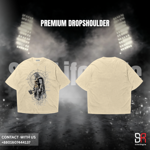 Thor Mythic Graphic T-Shirt – Premium Heavy Cotton Drop Shoulder