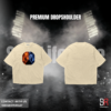 Dual Face Fire & Ice Anime Dropshoulder T-Shirt