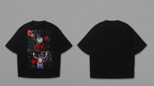Messi X Spider Back Graphic Dropshoulder T-Shirt