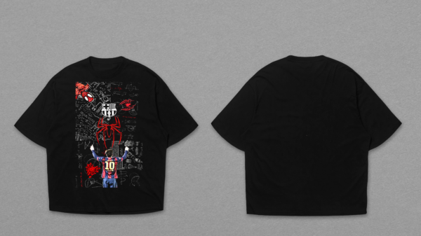 Messi X Spider Back Graphic Dropshoulder T-Shirt