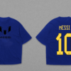 Messi 10 Front Logo & Back Print Dropshoulder T-Shirt