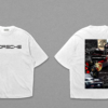 Porsche Typography Front & Collage Back Dropshoulder T-Shirt